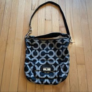 Coach Kristin #14753 Jacquard Hobo Bag